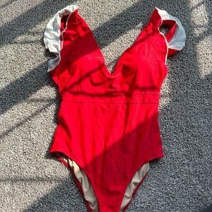 Summersalt Red One-Piece Swimsuit